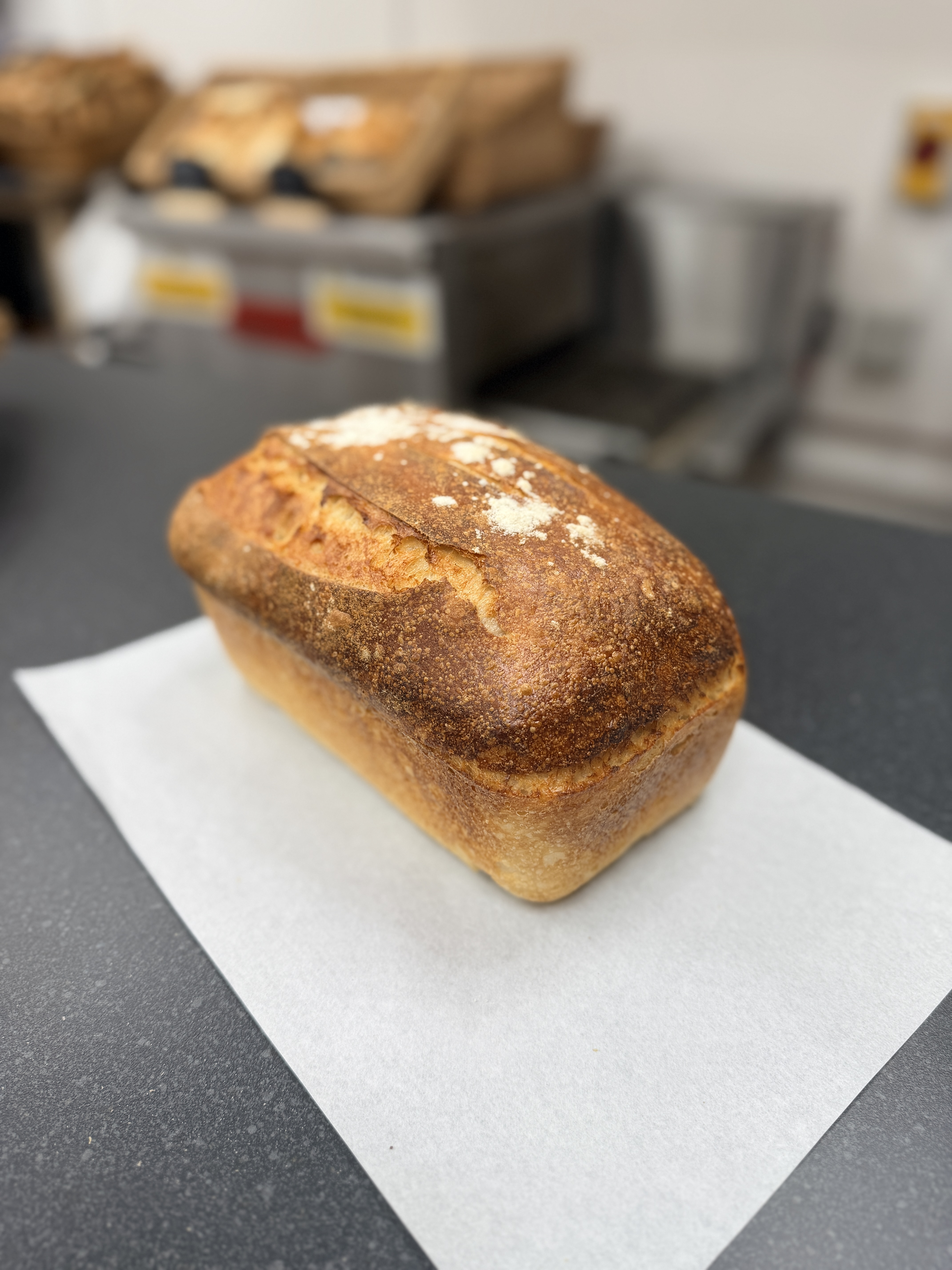 Freshly baked bread at Anna's Artisan Bakery